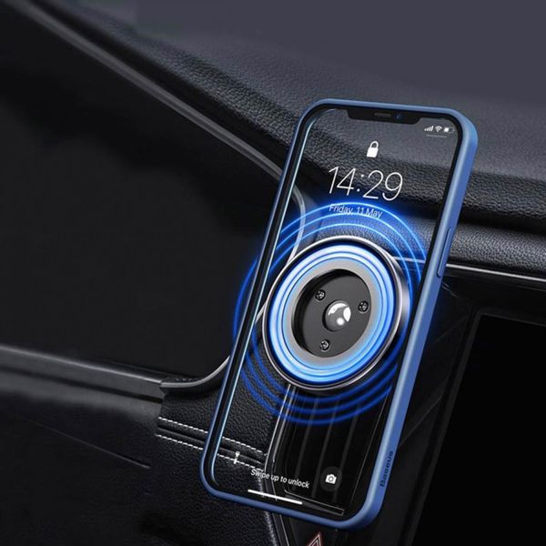 Baseus Radar Magnetic Car Mount Samsung Galaxy A52s - Telefoonhouder auto - Ventilatierooster - Dashboard - Magnetisch - Zwart