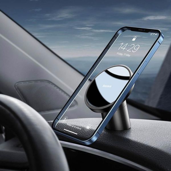 Baseus Radar Magnetic Car Mount Samsung Galaxy A52s - Telefoonhouder auto - Ventilatierooster - Dashboard - Magnetisch - Zwart