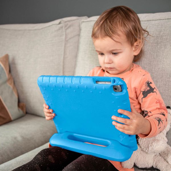 iMoshion Kidsproof Backcover met handvat iPad Mini 6 (2021) - Blauw
