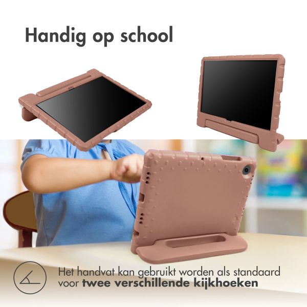 imoshion Kidsproof Backcover met handvat iPad 10 (2022) 10.9 inch - Dusty Pink