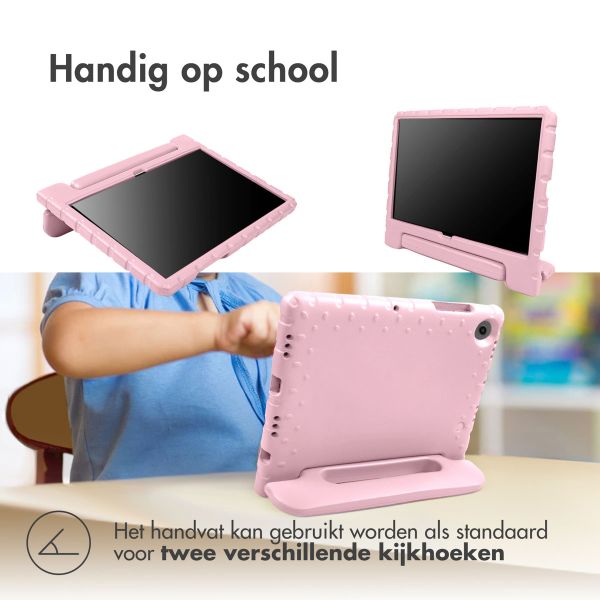 imoshion Kidsproof Backcover met handvat Samsung Galaxy Tab A9 8.7 inch - Lichtroze