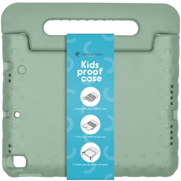 imoshion Kidsproof Backcover met handvat iPad 7 (2019) / iPad 8 (2020) / iPad 9 (2021) 10.2 inch - Olijfgroen