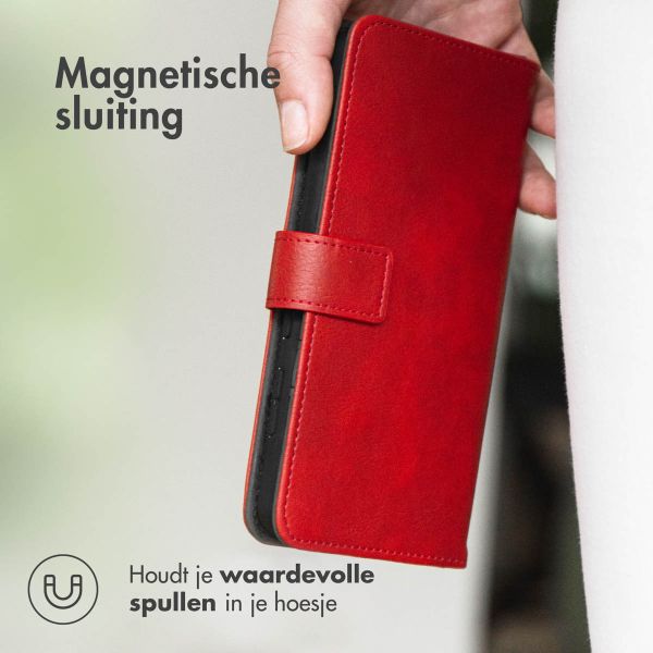imoshion Luxe Bookcase iPhone 15 - Rood