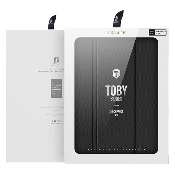 Dux Ducis Toby Bookcase iPad Air 11 inch (2024) M2 / Air 5 (2022) / Air 4 (2020) - Zwart