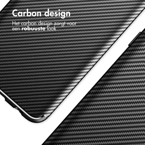 imoshion Carbon Softcase Backcover OnePlus 11 - Zwart