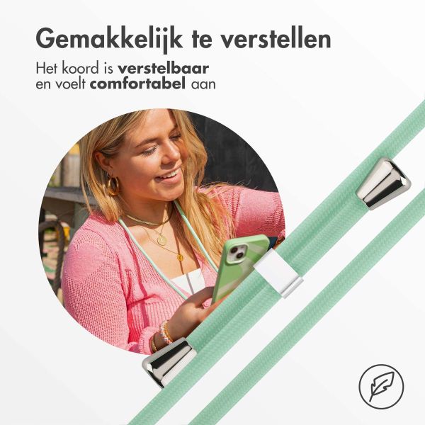 imoshion Siliconen design hoesje met koord iPhone 11 Pro - Retro Green