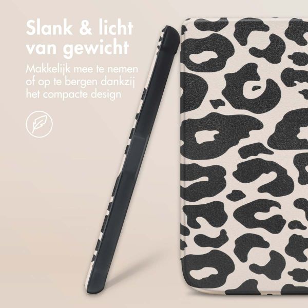 imoshion Design Slim Soft Case Sleepcover Kobo Clara 2E / Tolino Shine 4 - Leopard