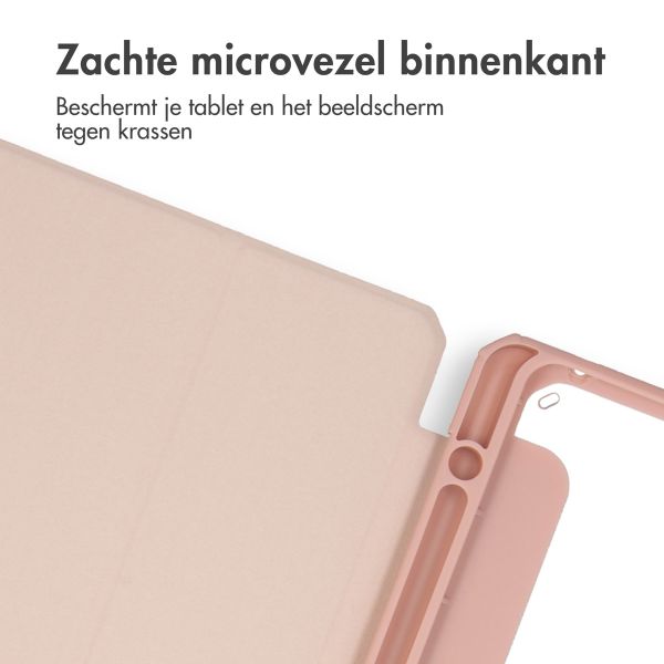 iMoshion Trifold Hardcase Bookcase iPad Pro 13 (2024) M4 - Roze