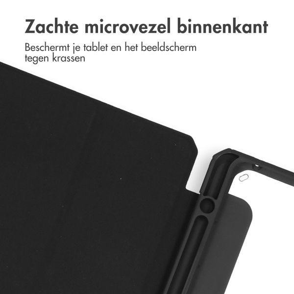 iMoshion Trifold Hardcase Bookcase iPad Pro 11 (2024) M4 - Zwart