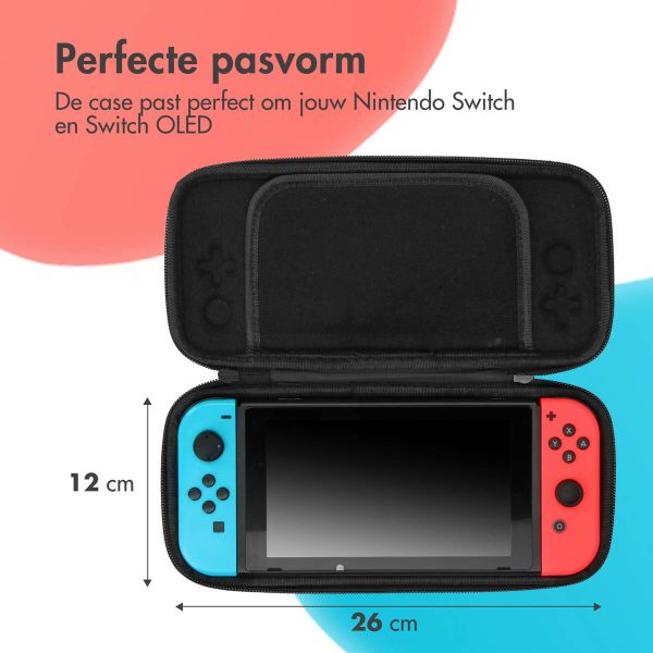 imoshion Nintendo Switch case - Hoes voor de Nintendo Switch / Switch OLED - Zwart