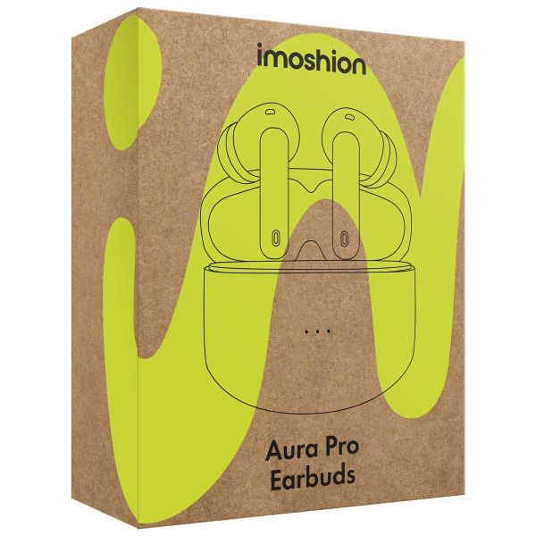 imoshion Aura Pro In-Earbuds - Draadloze oordopjes - Bluetooth draadloze oortjes - Met ANC noise cancelling functie - Zwart