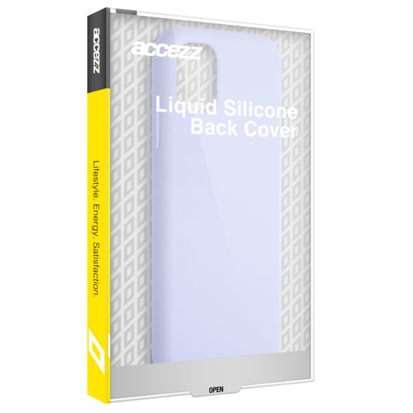 Accezz Liquid Silicone Backcover Google Pixel 8a - Paars