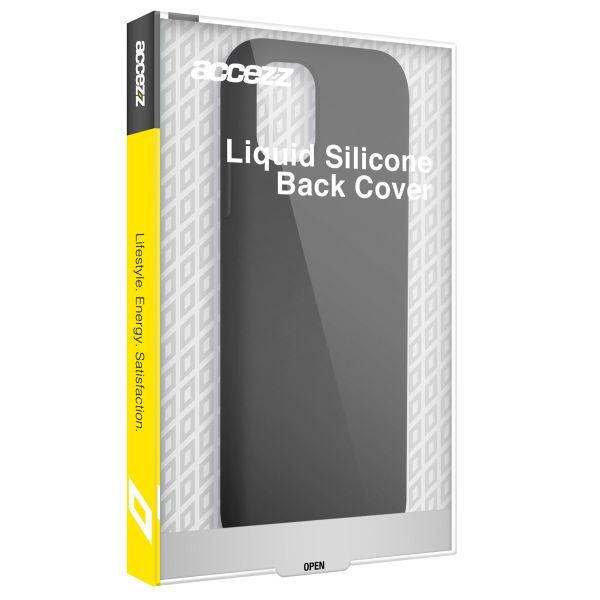 Accezz Liquid Silicone Backcover Google Pixel 8a - Zwart