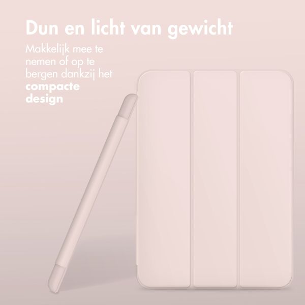 Accezz Smart Silicone Bookcase iPad 6 (2018) 9.7 inch / iPad 5 (2017) 9.7 inch - Roze