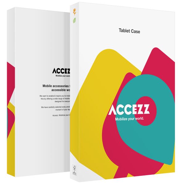 Accezz Smart Silicone Bookcase iPad 9 (2021) 10.2 / iPad 8 (2020) 10.2 / iPad 7 (2019) 10.2 - Lichtgroen