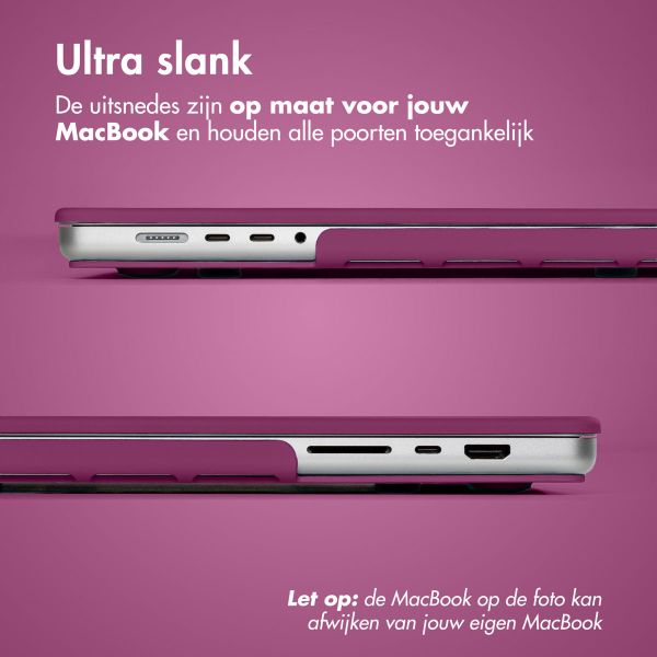 imoshion Hard Cover MacBook Pro 14 inch (2021) / Pro 14 inch (2023) M3 chip - A2442 / A2779 / A2918 - Bordeaux