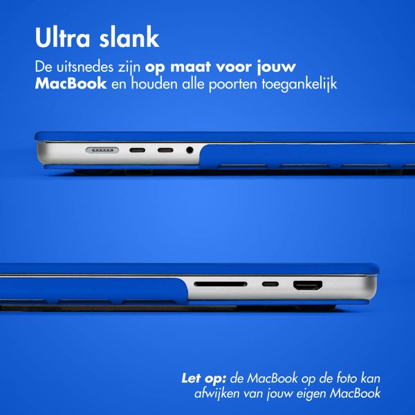 imoshion Hard Cover MacBook Pro 16 inch (2021) / Pro 16 inch (2023) M3 chip - A2485 / A2780 / A2919 - Cobalt Blue