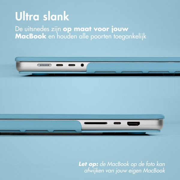 iMoshion Hard Cover MacBook Air 15 inch (2023) / Air 15 inch (2024) M3 chip - A2941 / A3114 - Soft Blue