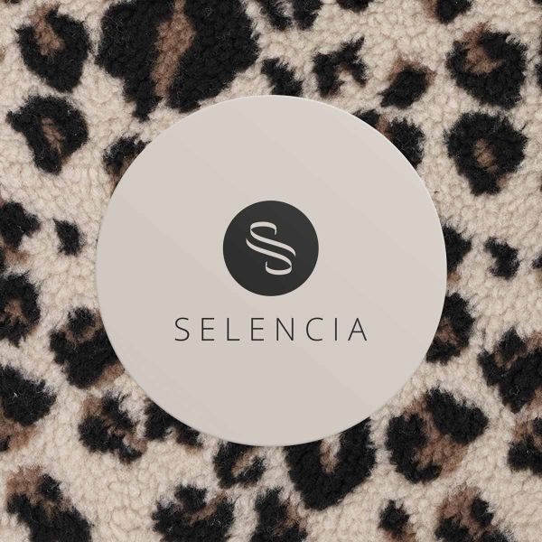 Selencia Teddy Laptop hoes 13-14 inch - Laptopsleeve - Leopard