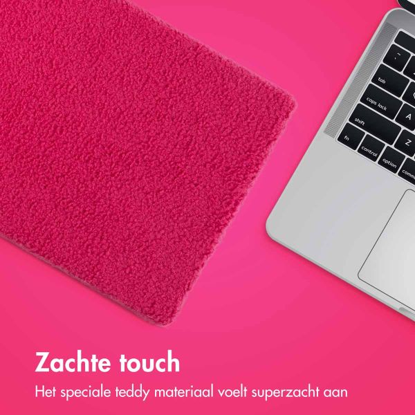 imoshion Teddy Hard Cover MacBook Pro 16 inch (2021) / Pro 16 inch (2023) M3 chip - A2485 / A2780 / A2991 - Hot Pink