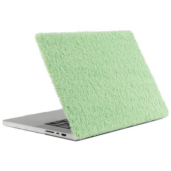 imoshion Teddy Hard Cover MacBook Pro 16 inch (2021) / Pro 16 inch (2023) M3 chip - A2485 / A2780 / A2991 - Matcha Green