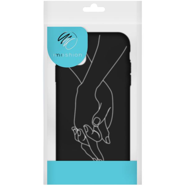 imoshion Design hoesje Samsung Galaxy S21 FE - Hand - Zwart