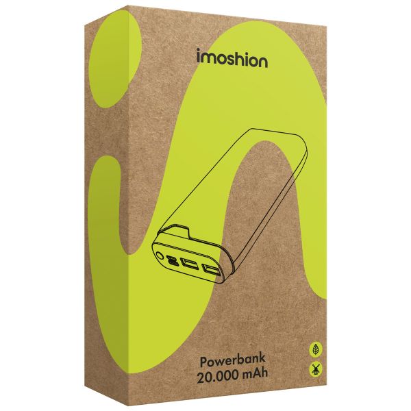imoshion Powerbank - 20.000 mAh - Quick Charge en Power Delivery - Zwart