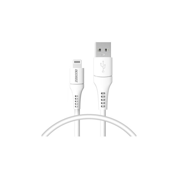 Accezz Lightning naar USB kabel iPhone 7 Plus - MFi certificering - 0,2 meter - Wit