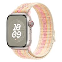 Apple Nike Sport Loop Band Apple Watch Series 1-9 / SE - 38/40/41 mm / Series 10 - 42 mm - Starlight/Pink