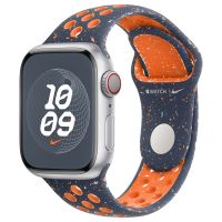 Apple Nike Sport Band Apple Watch Series 1-9 / SE - 38/40/41 mm / Series 10 - 42 mm - Maat M/L - Blue Flame