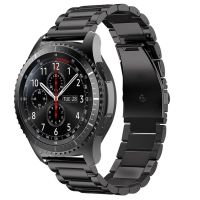 Minimaliseren Specialiteit plug iMoshion Stalen watch bandje Watch 46mm / Gear S3 Frontier / Watch 3 45mm -  Zwart | Smartphonehoesjes.nl