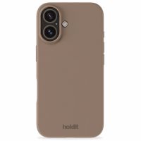 Holdit Silicone Case iPhone 16 Plus - Mocha Brown