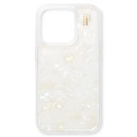 iDeal of Sweden Pearlized Case iPhone 15 Pro - Wit