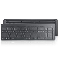 Accezz Premium Desktop QWERTY Bluetooth Keyboard - Zwart