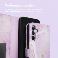 imoshion Design Bookcase Samsung Galaxy A14 (5G/4G) - Purple Marble