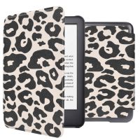 imoshion Design Slim Hard Case Sleepcover Amazon Kindle (2022) 11th gen - Leopard