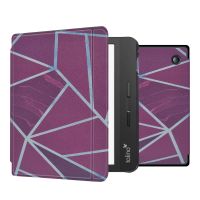 iMoshion Design Slim Hard Case Sleepcover met stand Tolino Vision 5 - Bordeaux Graphic