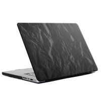 Selencia Fluwelen Cover MacBook Air 13 inch (2022) / Air 13 inch (2024) M3 chip - A2681 / A3113 - Zwart