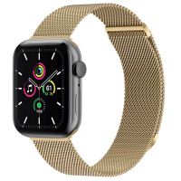 imoshion Milanees magnetisch bandje Apple Watch Series 1-10 / SE / Ultra (2) - 42/44/45/46/49 mm - Maat S - Champagne