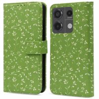 imoshion Design Bookcase Xiaomi Redmi Note 13 Pro (5G) / Poco X6 - Green Flowers