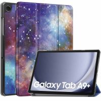 iMoshion Trifold Design Bookcase Samsung Galaxy Tab A9 Plus - Space