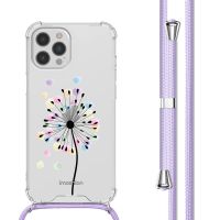 imoshion Design hoesje met koord iPhone 12 Pro Max - Sandstone Dandelion