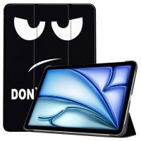 iMoshion Trifold Design Bookcase iPad Air 13 inch (2024) M2 - Don't touch