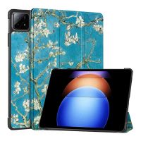 iMoshion Trifold Design Bookcase Xiaomi Pad 6S Pro 12.4 - Groene Plant