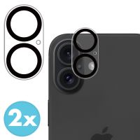 imoshion 2 Pack Camera lens protector iPhone 16 / 16 Plus - Zwart