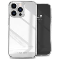 Selencia Mirror Backcover iPhone 13 Pro - Hoesje met spiegel - Zilver