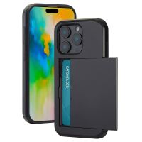 imoshion Backcover met pasjeshouder iPhone 16 Pro - Zwart