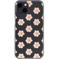 imoshion Design hoesje iPhone 13 - Floral Peach