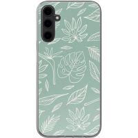 imoshion Design hoesje Samsung Galaxy A14 (5G/4G) - Leaves Line-Art