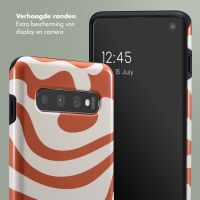 Selencia Vivid Backcover Samsung Galaxy S10 - Dream Swirl Orange